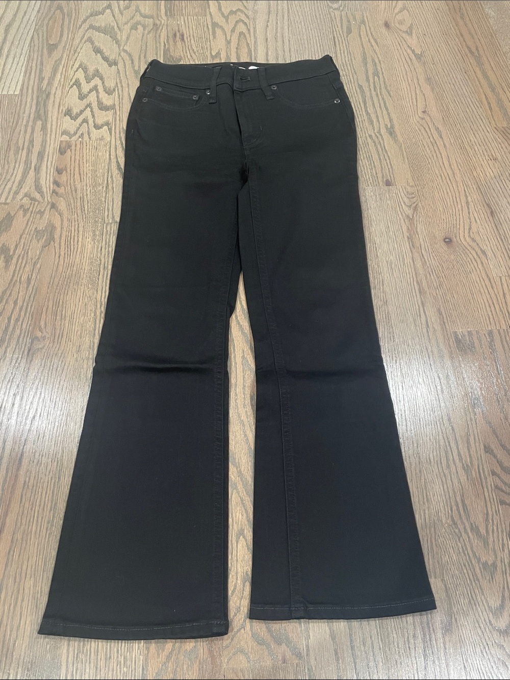 J. Crew Black Flare Jeans - Women's Wide Leg
